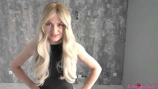 Pantyhose-нд Найз залуу - Найз охин Blowjob болон Явах Cock - Laloka4you